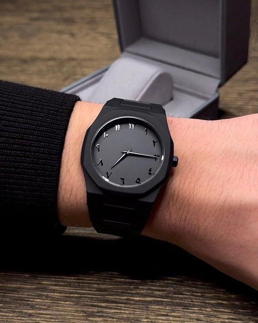 Arabic Dial mat black Watch